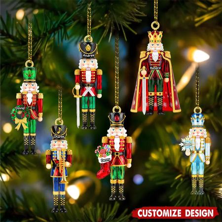Personalisierter Nussknacker Weihnachtsschmuck